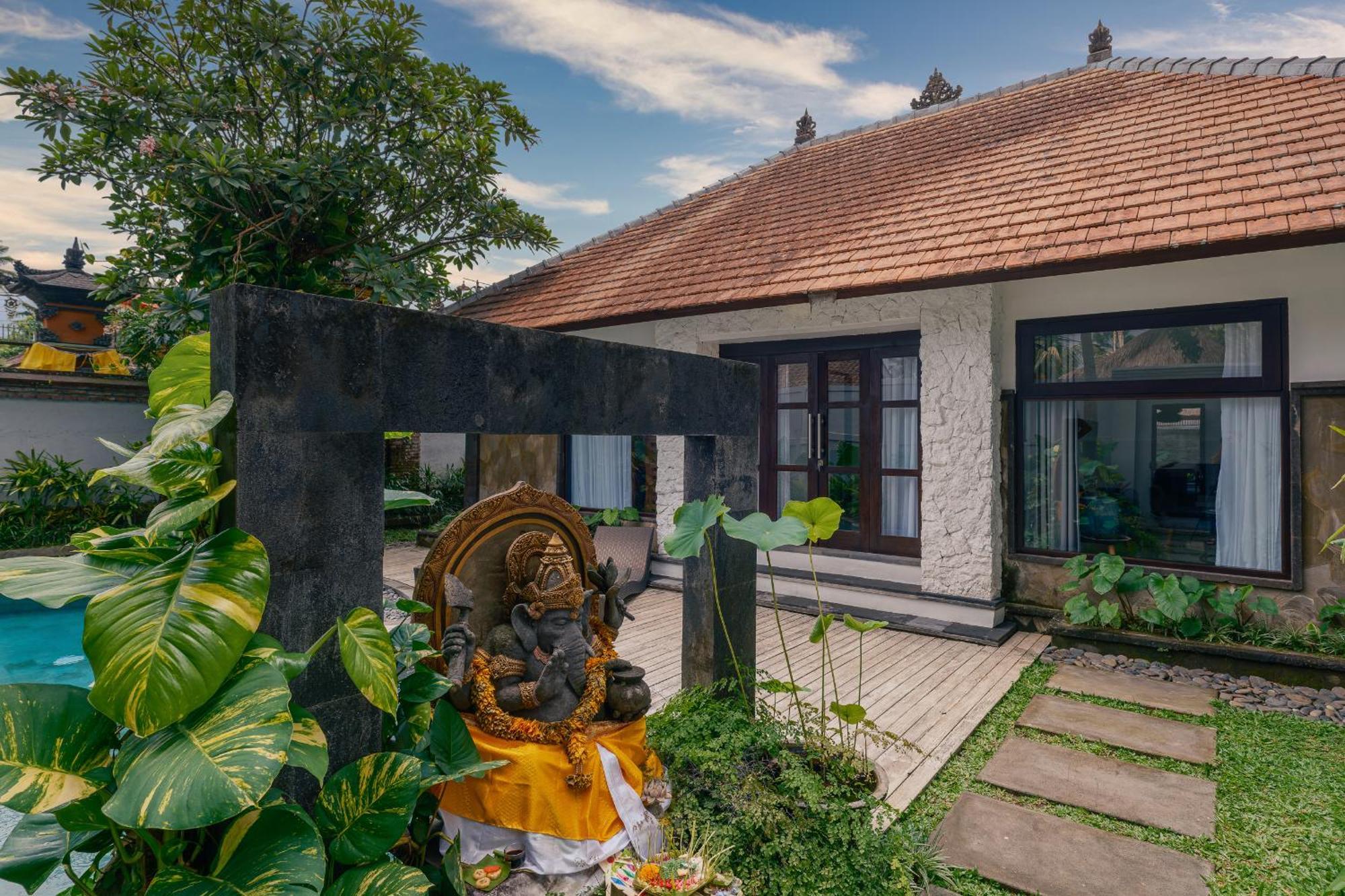 Chandi Hotel Ubud Exterior foto